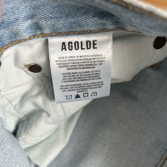 AGOLDE Women’s Jeans – Size 29 – Light Wash Straight Leg - Picture 2 of 8